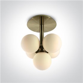 Plafon techo ONE LIGHT 62116A/BBS Latón cepillado IP20