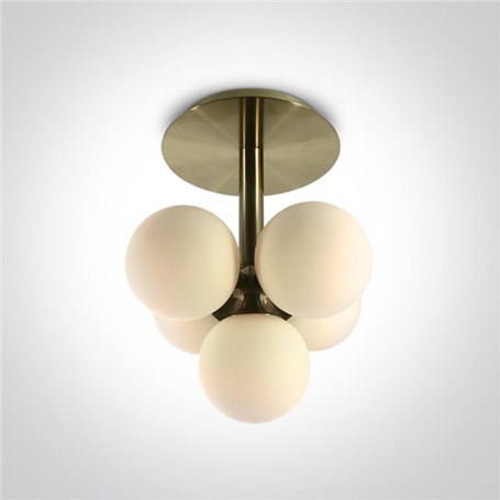 Plafon techo ONE LIGHT 62116A/BBS Latón cepillado IP20