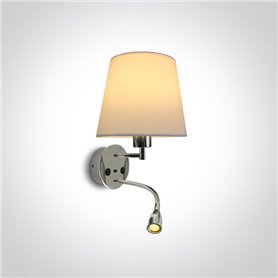 Aplique de lectura Led ONE LIGHT 61080/C/W Cromo 3w 3000K IP20
