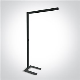 Lampara pie Led ONE LIGHT 36004/B/C negro 75w 4000K IP20