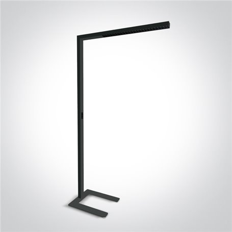 Lampara pie Led ONE LIGHT 36004/B/C negro 75w 4000K IP20