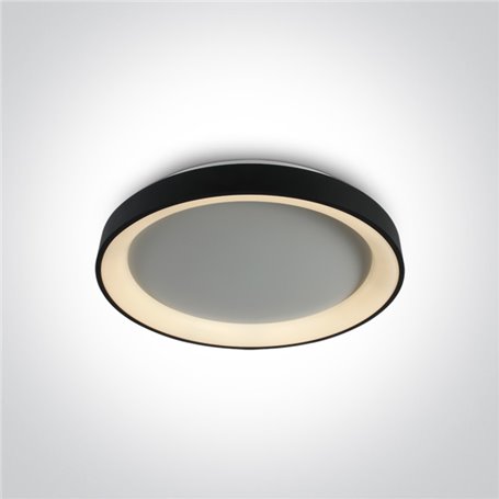 Plafon Led techo ONE LIGHT 62130L/B/W Negro 30w 3000K IP20