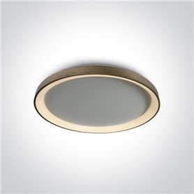 Plafon Led techo ONE LIGHT 62148L/BGL/W Oro cepillado 48w 3000K IP20