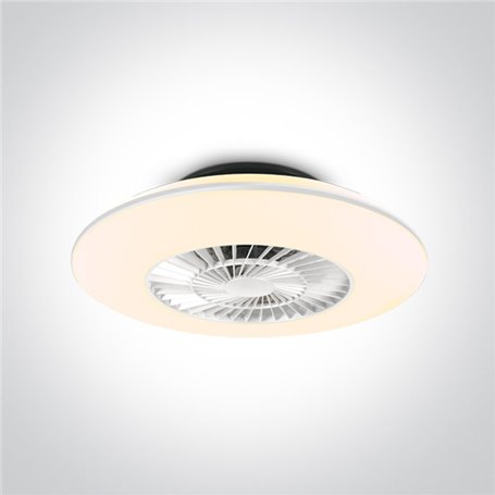Plafon ventilador Led techo ONE LIGHT 24002/W Blanco 30w 3000-4000-6000K 