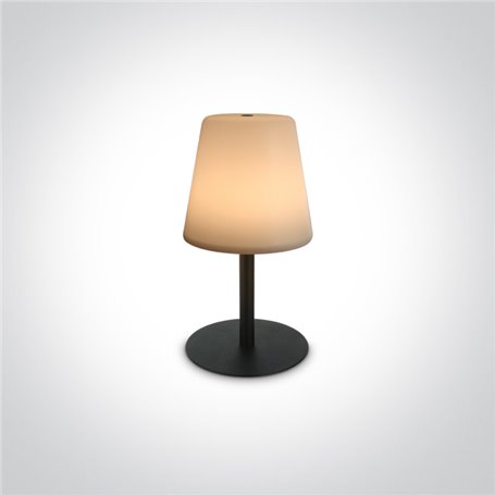Lampara sobremesa exterior Led ONE LIGHT 61084/B Negro 2w 3000K IP44