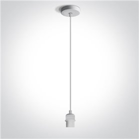 Lampara colgante techo ONE LIGHT 63126/W blanco IP20