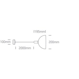 Lampara colgante techo ONE LIGHT 63140/B negro IP20