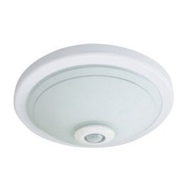 PLAFON C/DETECTOR BLANCO 2 X 7W LED 4000K