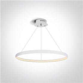 Lampara colgante LED techo ONE LIGHT 63048/W blanco 19w 3000K