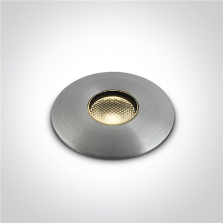 Empotrable LED suelo ONE LIGHT 69042/AL/W Aluminio 1w 3000K IP67
