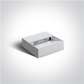 Aplique LED pared ONE LIGHT 67359A/W/W blanco 3w 3000K IP54