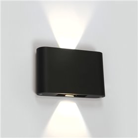 Aplique LED pared ONE LIGHT 67412/AN/W antracita 2x6w 3000K IP54