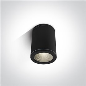 Downlights LED techo ONE LIGHT 67138C/B/W negro 6w 3000K IP54