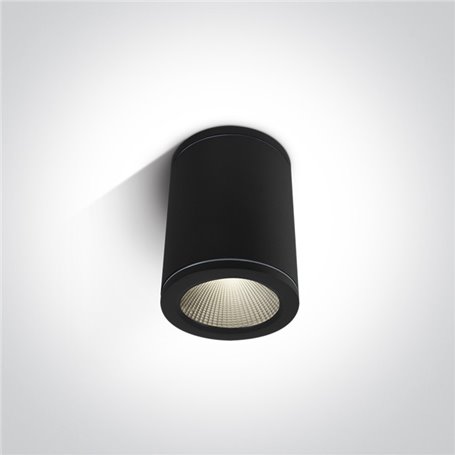 Downlights LED techo ONE LIGHT 67138C/B/W negro 6w 3000K IP54