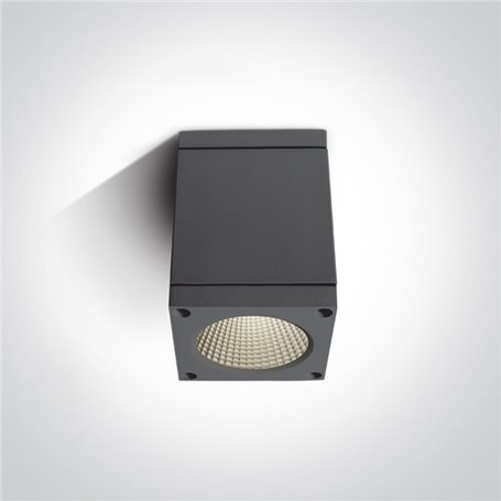 Downlights LED techo ONE LIGHT 67138D/AN/W antracita 6w 3000K IP54
