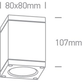 Downlights LED techo ONE LIGHT 67138D/AN/W antracita 6w 3000K IP54