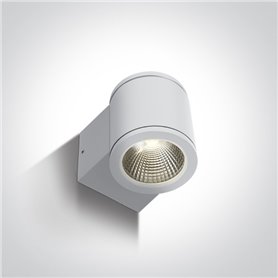Aplique LED pared ONE LIGHT 67138E/W/W blanco 6w 3000K IP54