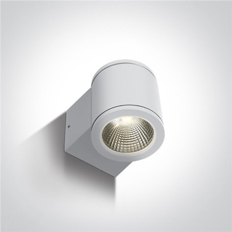 Aplique LED pared ONE LIGHT 67138E/W/W blanco 6w 3000K IP54