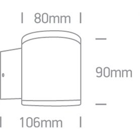 Aplique LED pared ONE LIGHT 67138E/W/W blanco 6w 3000K IP54