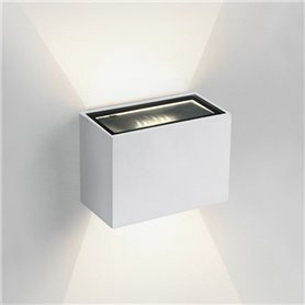 Aplique LED pared ONE LIGHT 67374/W/W blanco 2x3w 3000K IP54