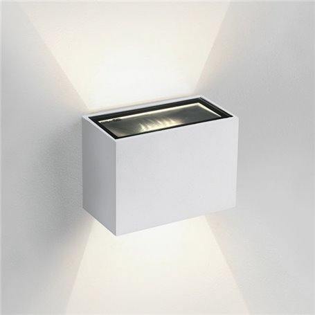Aplique LED pared ONE LIGHT 67374/W/W blanco 2x3w 3000K IP54