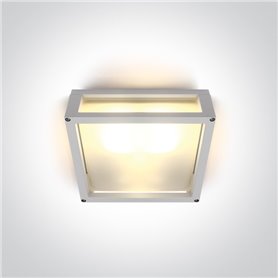 Aplique LED pared ONE LIGHT 67420BL/W/W blanco 13w 3000K IP54