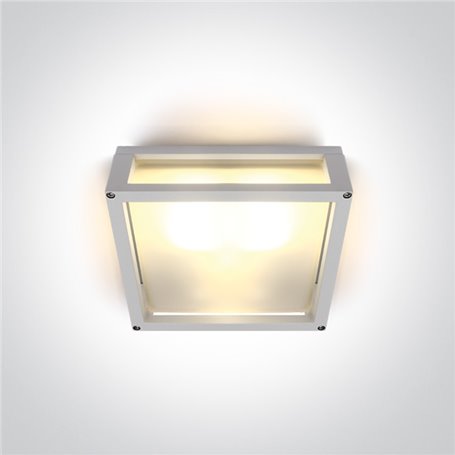 Aplique LED pared ONE LIGHT 67420BL/W/W blanco 13w 3000K IP54