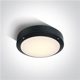 Aplique LED pared ONE LIGHT 67442/B/W negro 10w 3000K IP54