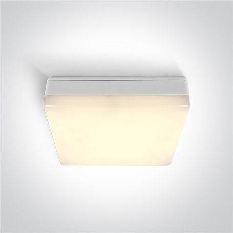 Aplique LED pared ONE LIGHT 67424B/W/W blanco 20w 3000K IP54