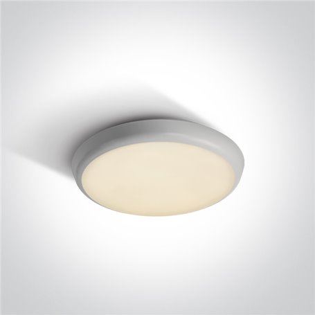 Plafon LED superficie ONE LIGHT 67366/W/W blanco 12w 3000K IP54