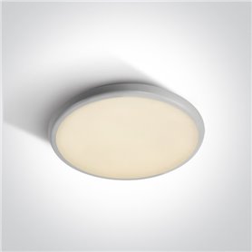 Plafon LED superficie ONE LIGHT 67368/W/W blanco 18w 3000K IP54