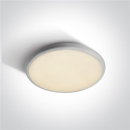 Plafon LED superficie ONE LIGHT 67368/W/W blanco 18w 3000K IP54
