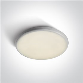 Plafon LED superficie ONE LIGHT 67370/W/C blanco 25w 4000K IP54