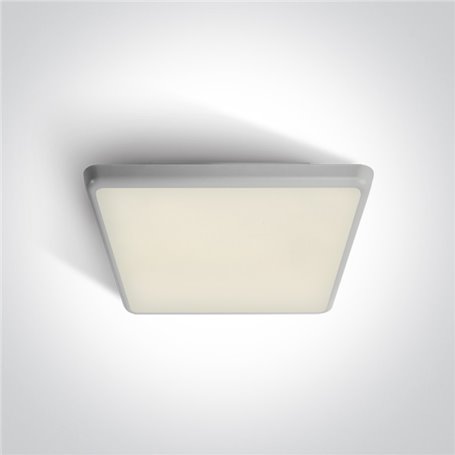 Plafon LED superficie ONE LIGHT 67372/W/W blanco 25w 3000K IP54