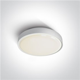 Plafon LED superficie ONE LIGHT 67280N/W/C blanco 16w 4000K IP65