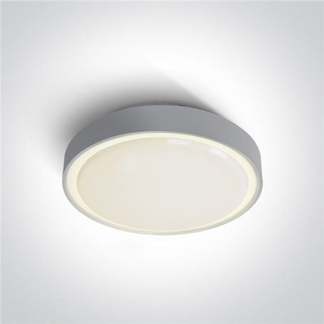 Plafon LED superficie ONE LIGHT 67280BN/G/W gris 30w 3000K IP65