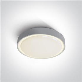 Plafon emergencia LED superficie ONE LIGHT 67280ANE/G/W gris 15w 3000K IP65