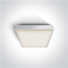 Plafon LED superficie ONE LIGHT 67282N/W/W blanco 16w 3000K IP65