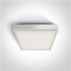 Plafon LED superficie ONE LIGHT 67282AN/W/W blanco 24w 3000K IP65
