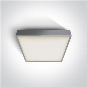 Plafon LED superficie ONE LIGHT 67282AN/G/W gris 24w 3000K IP65