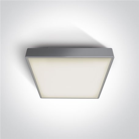 Plafon LED superficie ONE LIGHT 67282AN/G/W gris 24w 3000K IP65