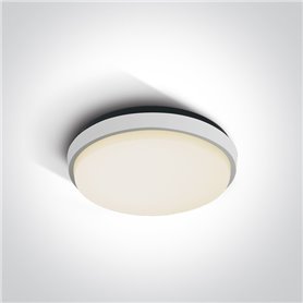 Plafon LED superficie ONE LIGHT 67362/W/W blanco 25w 3000K IP54