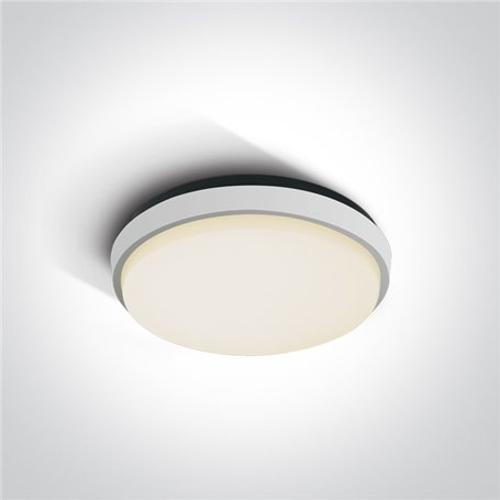 Plafon LED superficie ONE LIGHT 67362/W/W blanco 25w 3000K IP54