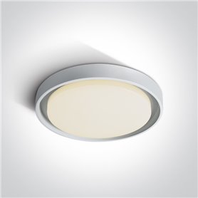Plafon LED superficie ONE LIGHT 67384/W/W blanco 30w 3000K IP54