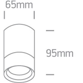 Downlights techo ONE LIGHT 67130C/BR marron IP54