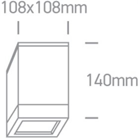 Downlights techo ONE LIGHT 67132D/G gris IP54