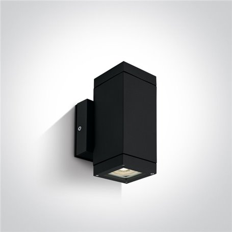 Aplique exterior pared ONE LIGHT 67130A/B negro IP54
