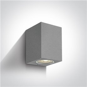 Aplique exterior pared ONE LIGHT 67426/G gris IP65