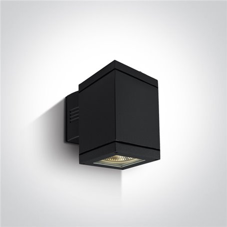 Aplique exterior pared ONE LIGHT 67132F/B negro IP54