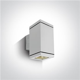 Aplique exterior pared ONE LIGHT 67132A/W blanco IP54